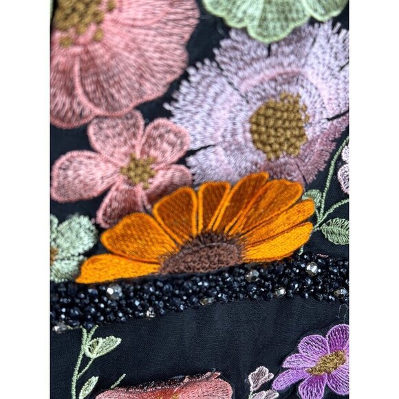 Mac Duggal 68201 3D Floral Appliqued Evening Gown Dress Size 18 NEW Garden Party - Picture 9 of 10